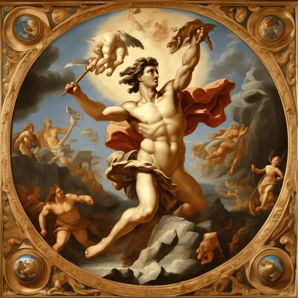 Mercury Leading Geography – Giovanni Battista Gaulli